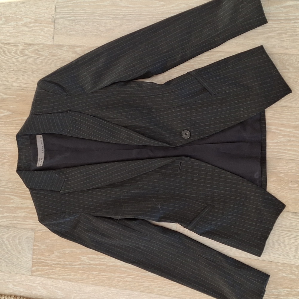 Zara Pinstripe Blazer - XS